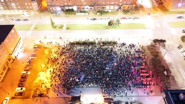 Protestné zhromaždenie Prievidza (zdroj: Archív (es))